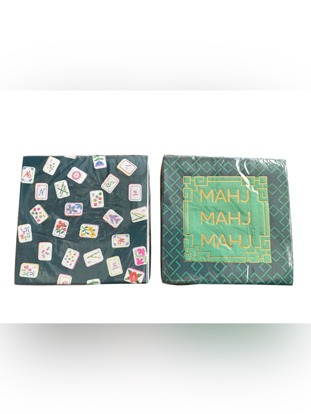 Studio Oh! 2 packages of Mahjong Party Napkins - 6.5x6.5”